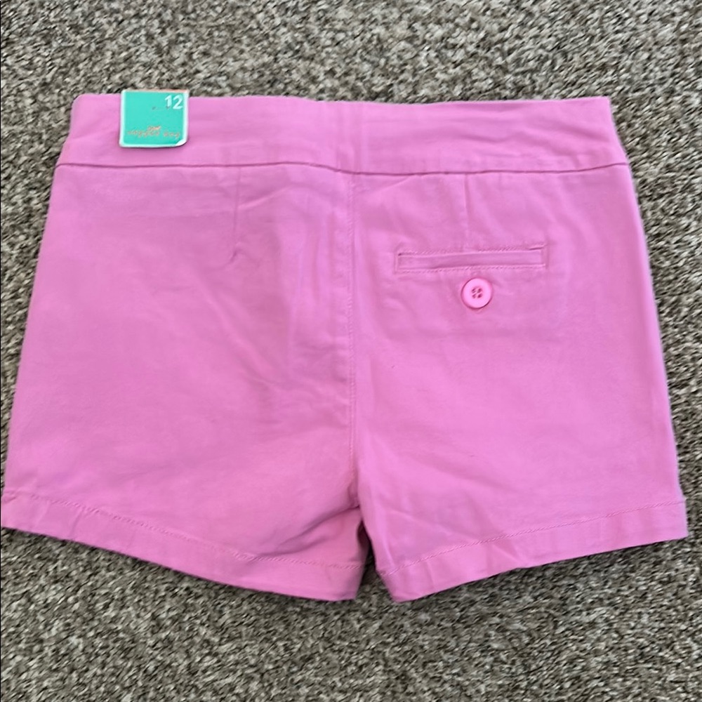 Copper Key Flat Front Pink Shorts
